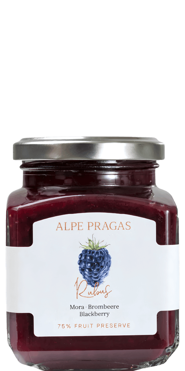 Rubus Brombeere Fruchtaufstrich Alpe Pragas 335g - 335 g Rubus Brombeere Fruchtaufstrich Alpe Pragas 335g - 335 g