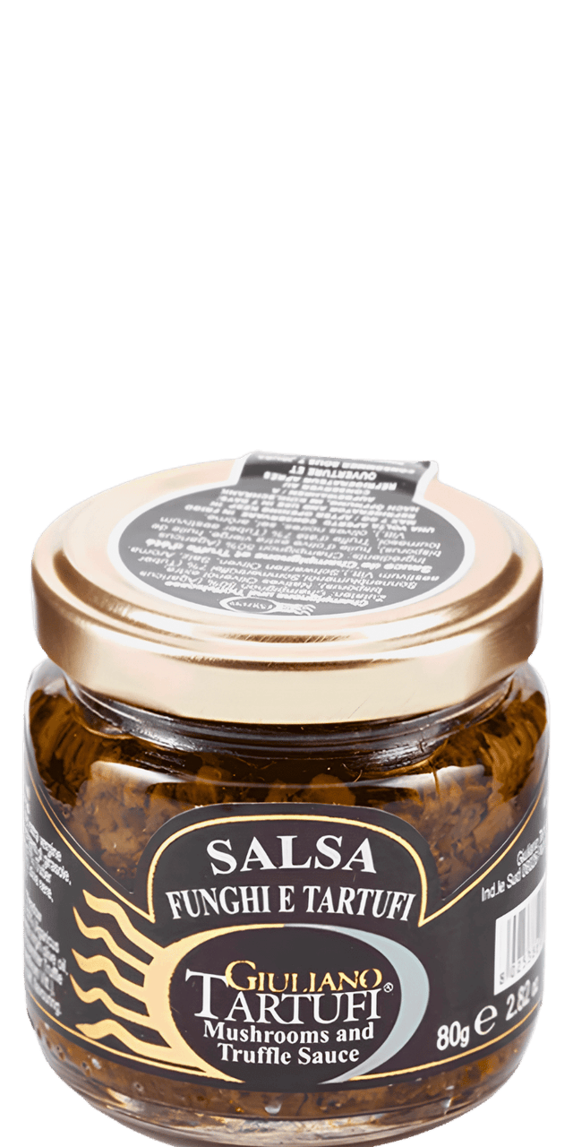 Salsa Funghi e Tartufi Giuliano Tartufi - 80 g Salsa Funghi e Tartufi Giuliano Tartufi - 80 g