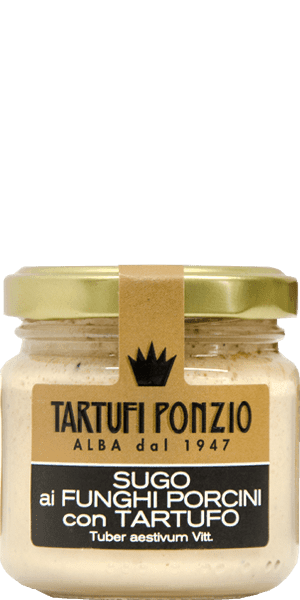 Soße mit Steinpilzen und Trüffel Tartufi Ponzio Alba Soße mit Steinpilzen und Trüffel Tartufi Ponzio Alba