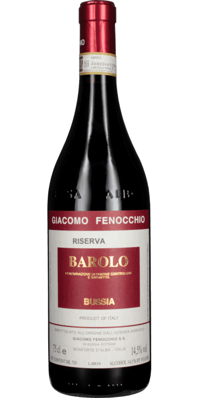Barolo DOCG Bussia Riserva 90 dì Giacomo Fenocchio Barolo DOCG Bussia Riserva 90 dì Giacomo Fenocchio