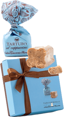 Tartufi Cappuccino Geschenkpackung Antica Torroneria Piemontese