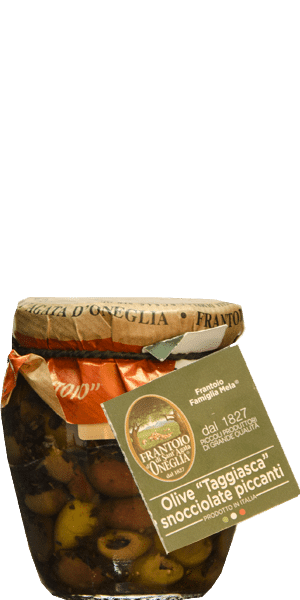 Sant'Agata Olive taggiasche snoccolate piccanti 180g