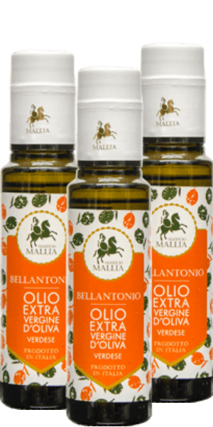 Oleificio Mallia Olio Extra Vergine di Oliva Bellantonio 3x 100ml