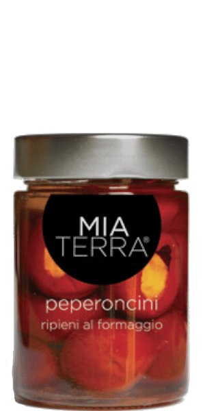 Mia Terra Minipaprika mit Frischkäse gefüllt
