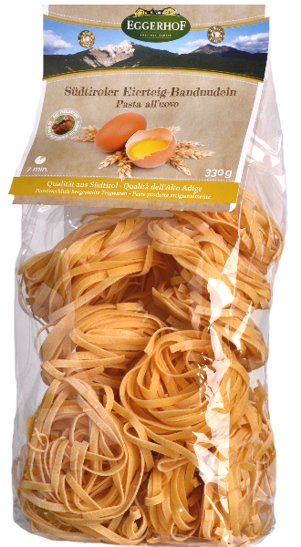 Eggerhof Südtiroler Eierteig Bandnudeln Fettuccine 330g
