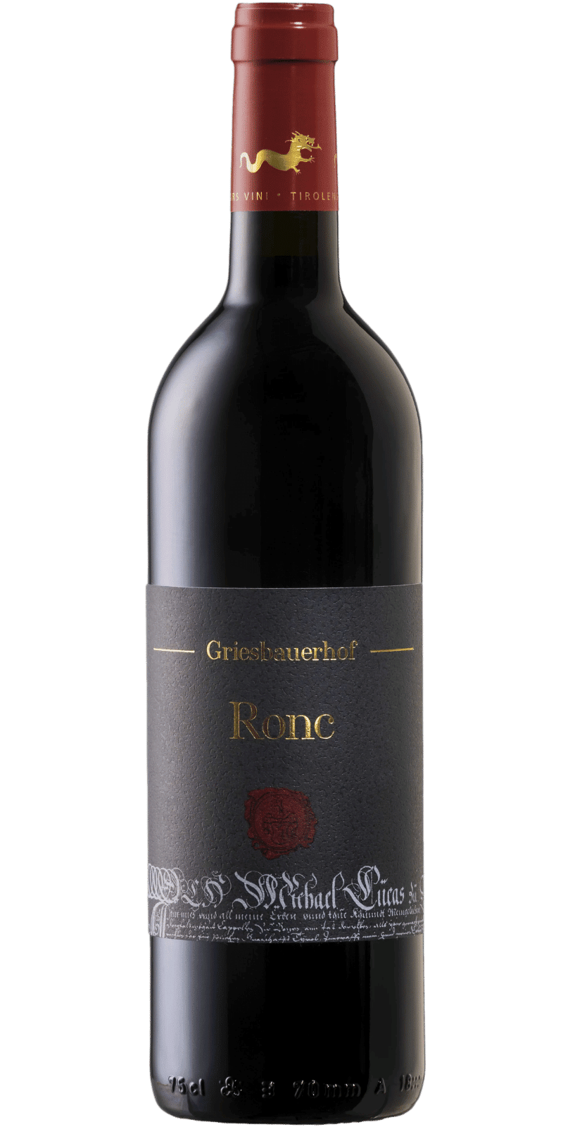 "Ronc" Südtiroler Lagrein Riserva DOC - Griesbauerhof Mumelter - 0,75 L / 2022 "Ronc" Südtiroler Lagrein Riserva DOC - Griesbauerhof Mumelter - 0,75 L / 2022