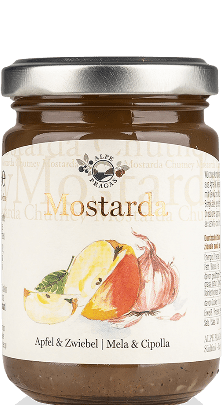 Alpe Pragas Apfel und Zwiebel Mostarda 160g