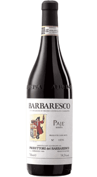 Barbaresco DOCG Riserva Paje´ Produttori del Barbaresco Barbaresco DOCG Riserva Paje´ Produttori del Barbaresco