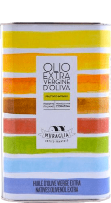 Olio Extra Vergine Fruttato Medio Lattina Arcobaleno Frantoio Muraglia Olio Extra Vergine Fruttato Medio Lattina Arcobaleno Frantoio Muraglia