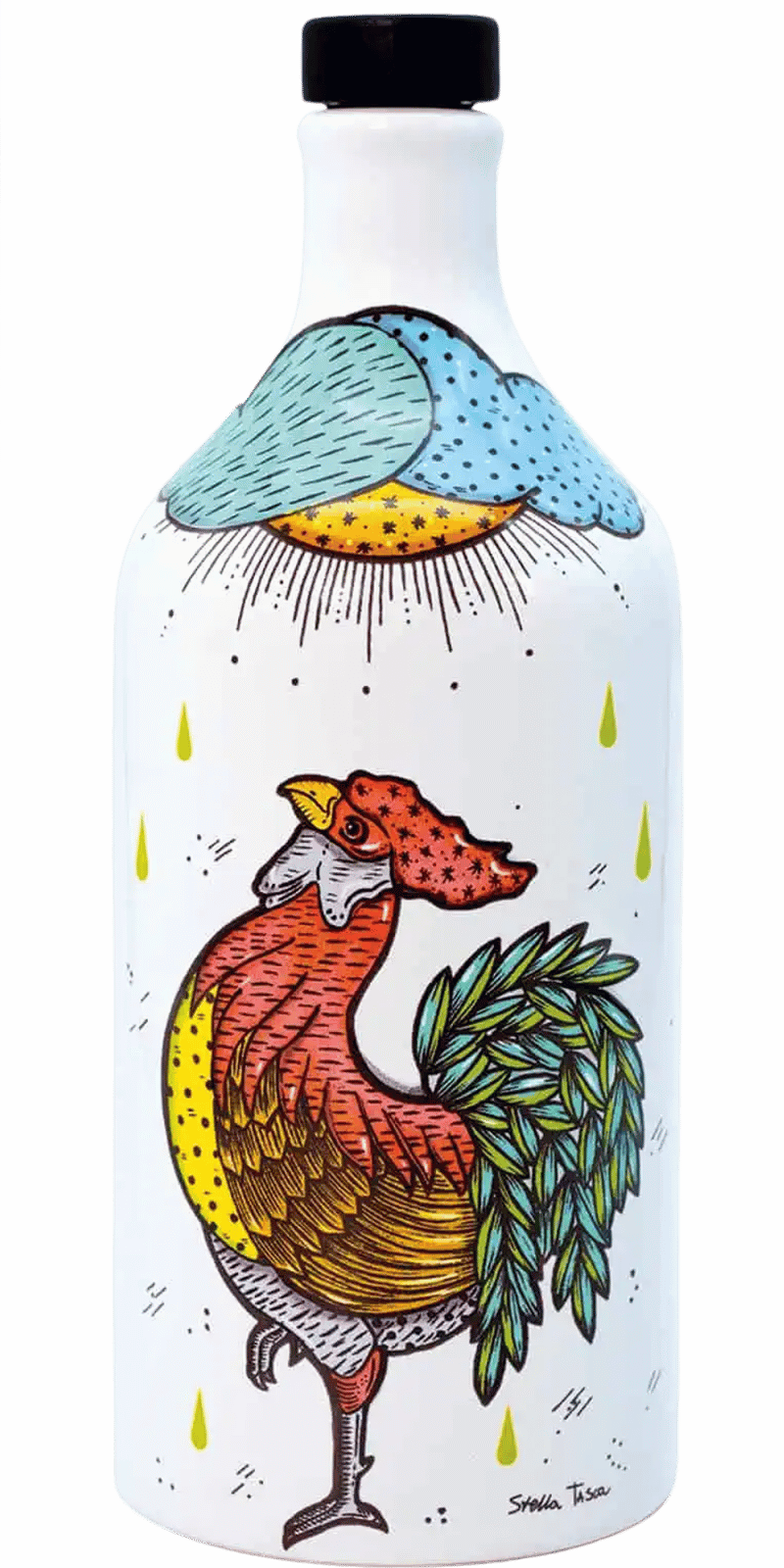 Frantoio Muraglia Fruttato Intenso Olio Extra Vergine di Oliva - Tonkrug Gallo - 0.5 L