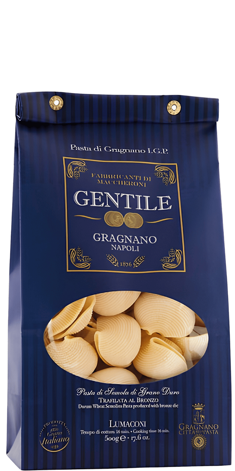 Gentile Lumaconi Pasta di Gragnano 500g Gentile Lumaconi Pasta di Gragnano 500g