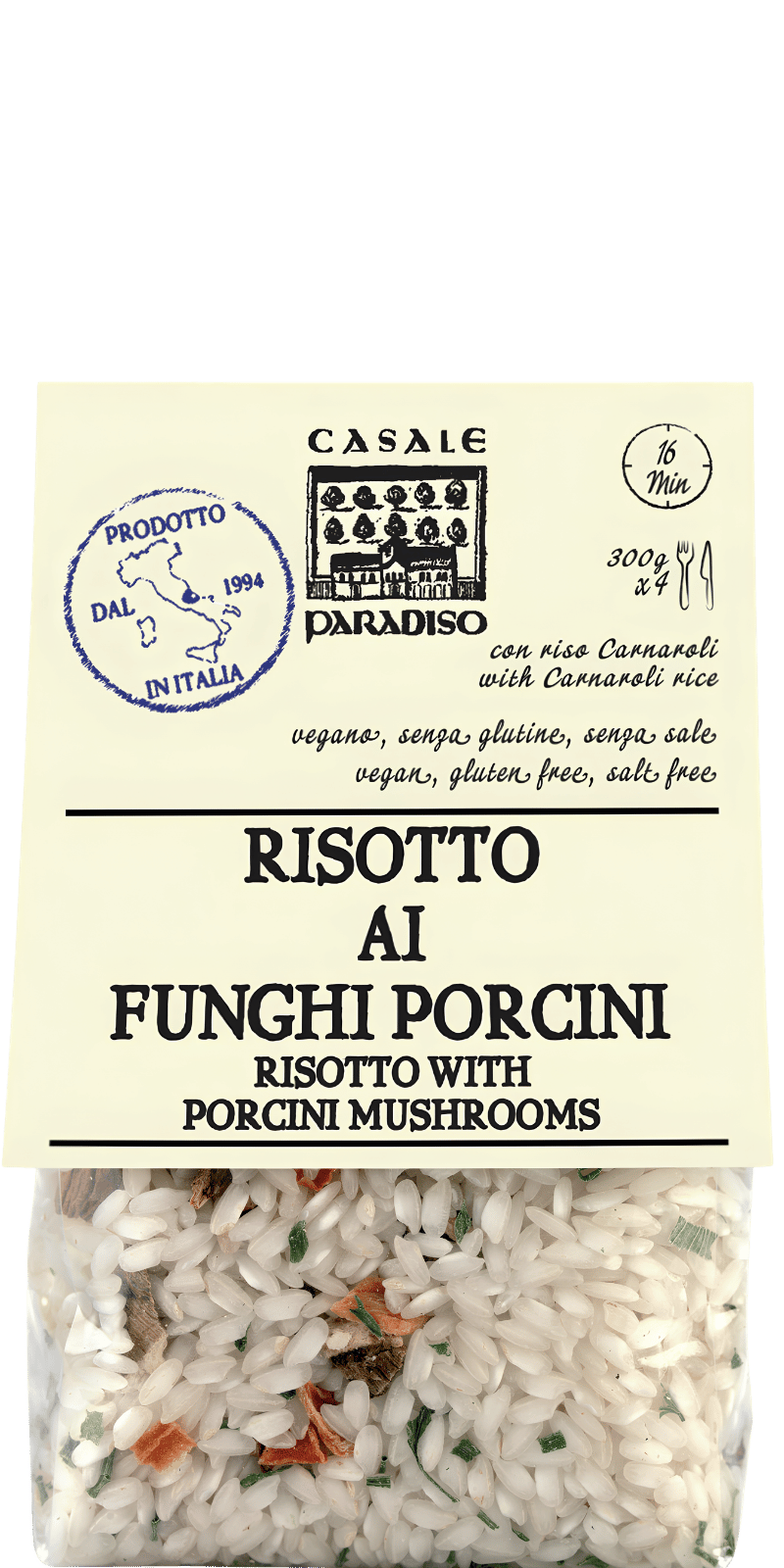 Risotto mit Steinpilzen - Casale Paradiso - 300 g Risotto mit Steinpilzen - Casale Paradiso - 300 g