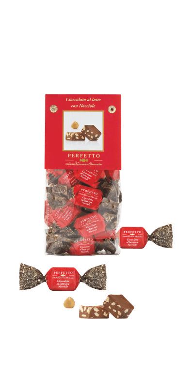 Perfetto Ciocc. al latte con Nocciole - Antica Torroneria Piemontese - 150 g Perfetto Ciocc. al latte con Nocciole - Antica Torroneria Piemontese - 150 g