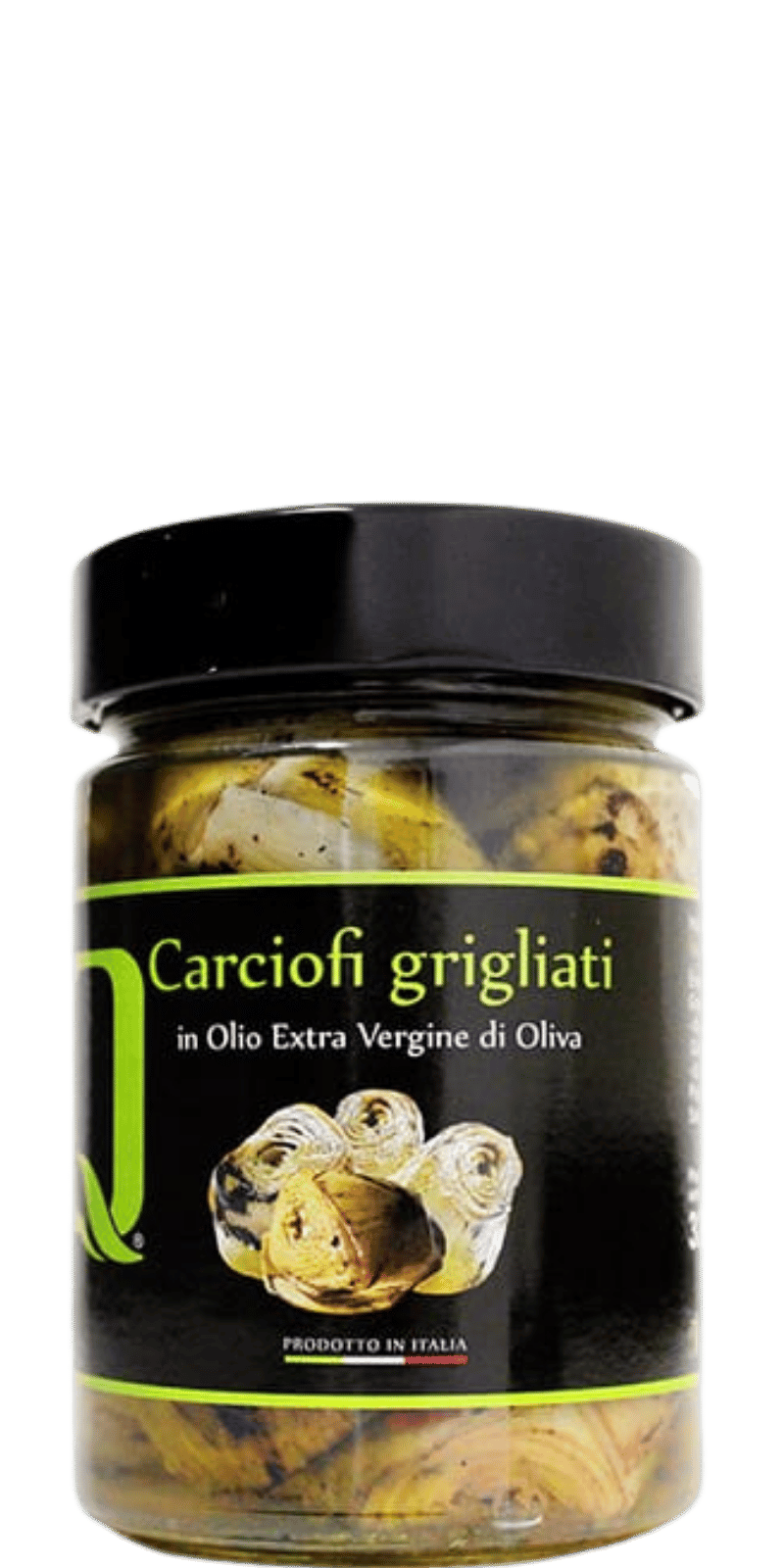 Carciofi grigliat in Olio Ex. Vergine d. Oliva - Quatrociocchi - 320 g Carciofi grigliat in Olio Ex. Vergine d. Oliva - Quatrociocchi - 320 g