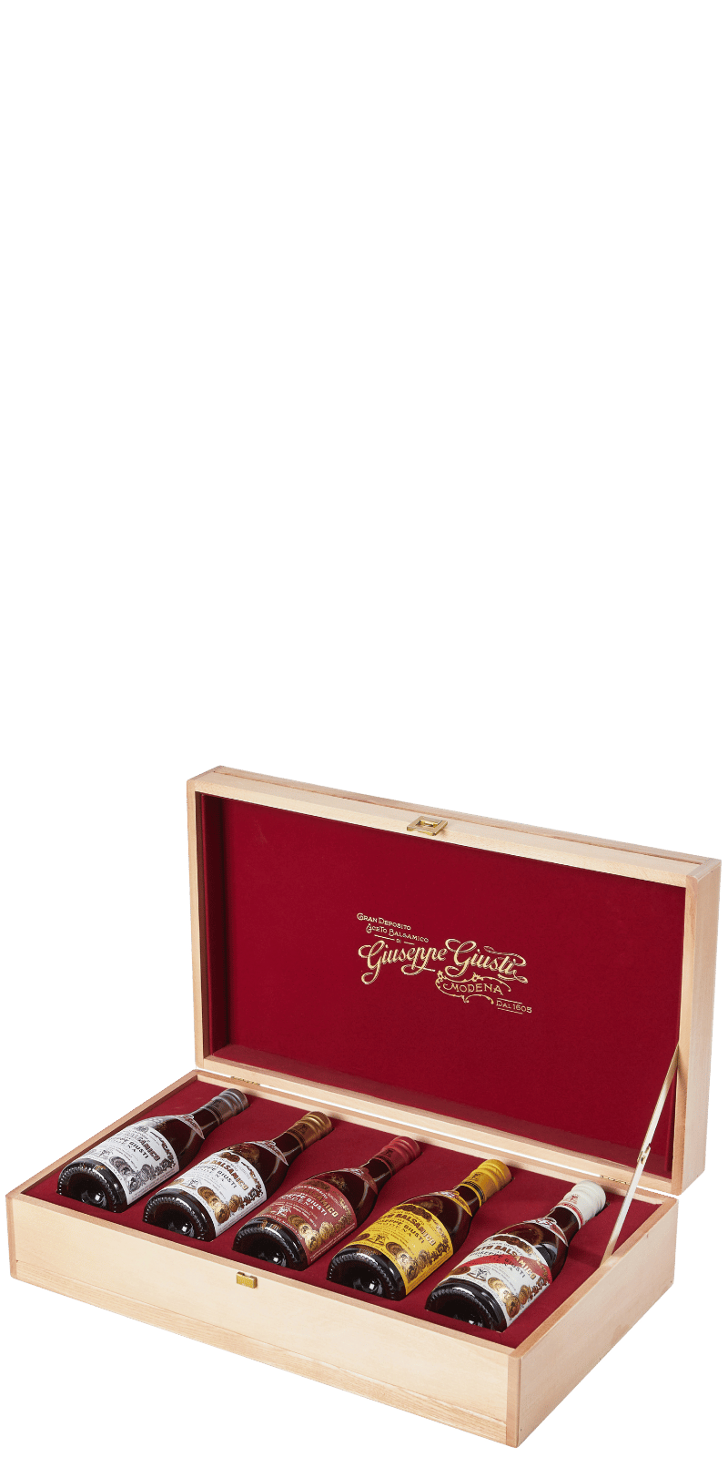 "Collezione Storica" Aceto Balsamico di Modena IGP 5 x 250ml Cofanetto - Giuseppe Giusti - 250 ml "Collezione Storica" Aceto Balsamico di Modena IGP 5 x 250ml Cofanetto - Giuseppe Giusti - 250 ml
