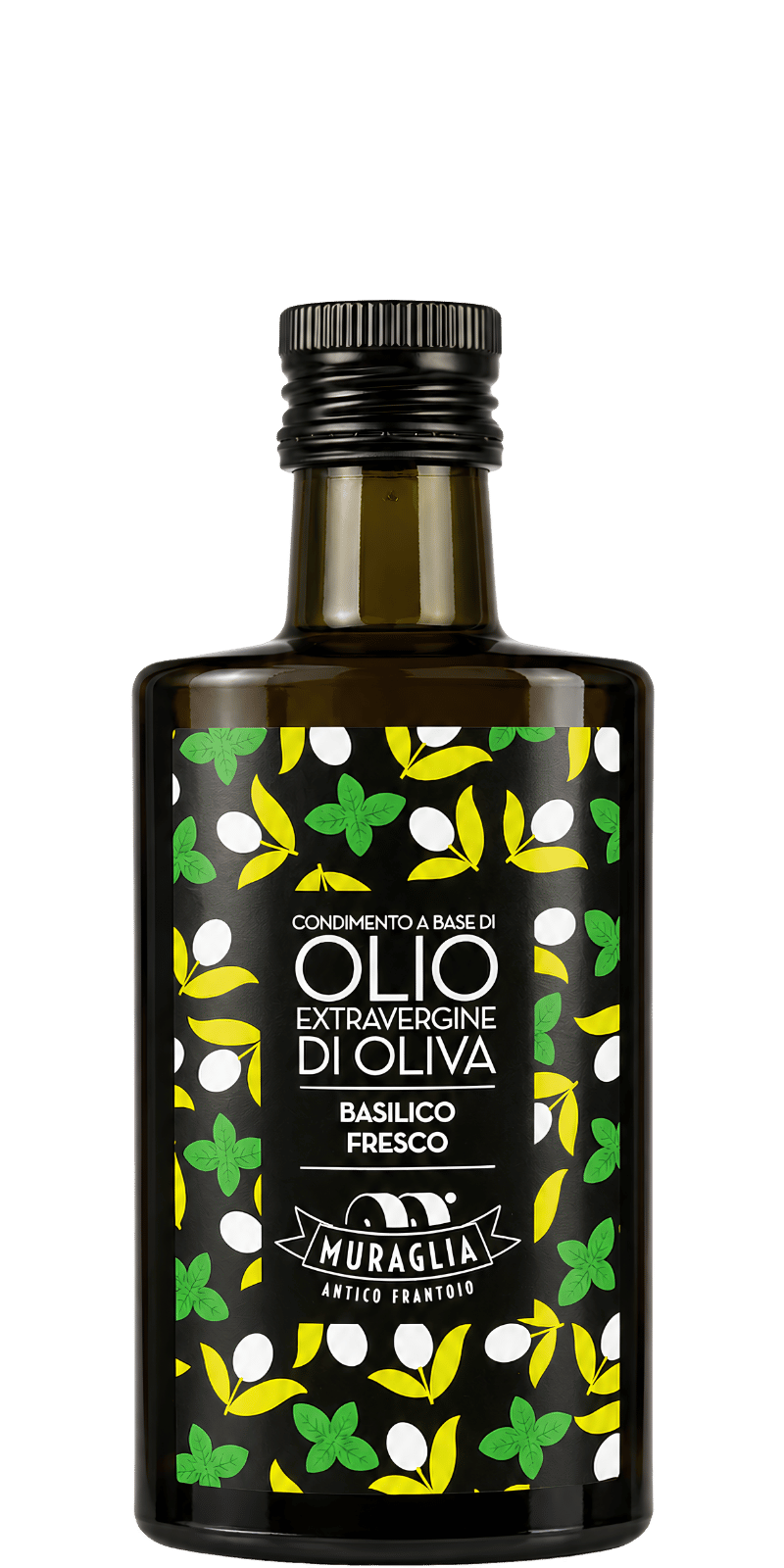 Olio Extra Vergine di Oliva "Aromatico Basilico" con basilico fresco - Frantoio Muraglia - 0,2 L Olio Extra Vergine di Oliva "Aromatico Basilico" con basilico fresco - Frantoio Muraglia - 0,2 L
