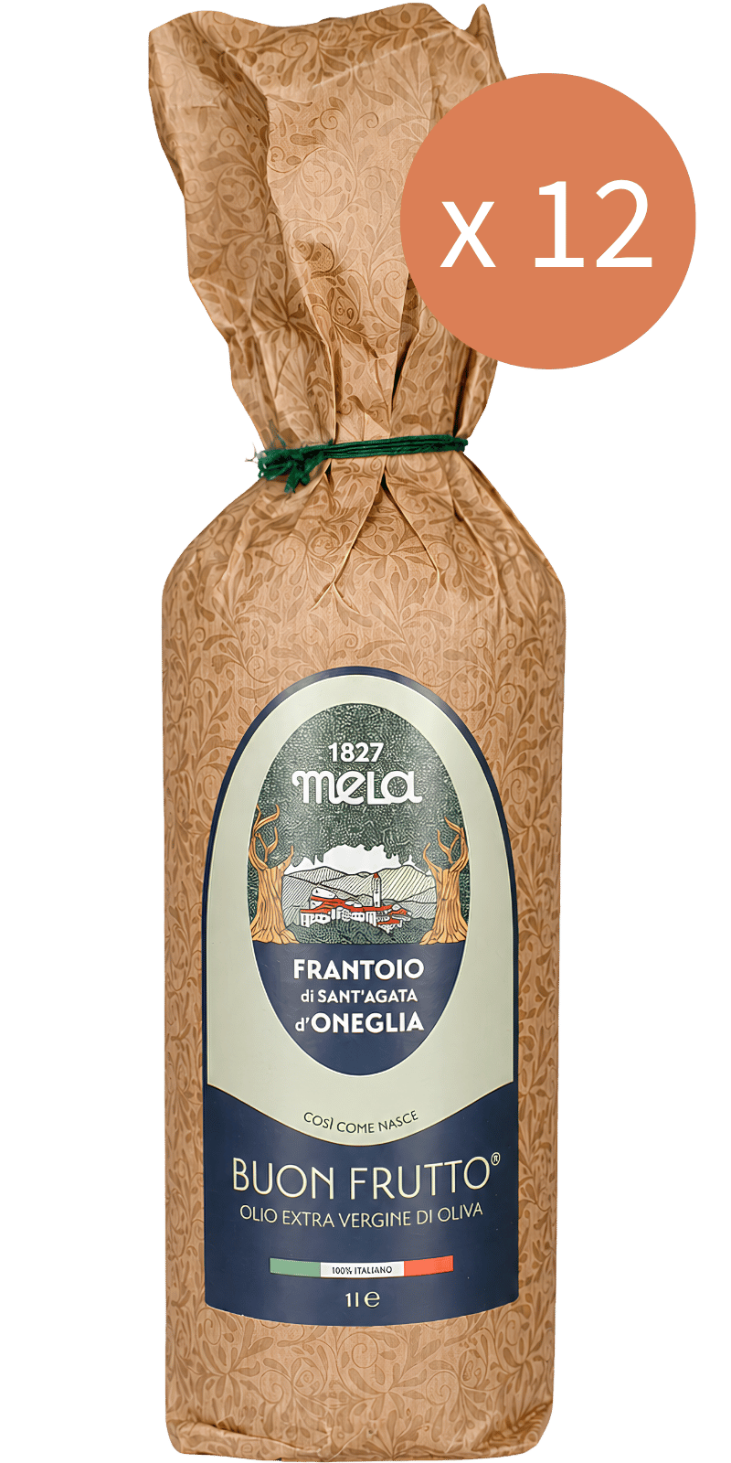 Confezione 12 x 1L Buon Frutto Olio EVO - Frantoio di Sant'Agata - 12 L Confezione 12 x 1L Buon Frutto Olio EVO - Frantoio di Sant'Agata - 12 L
