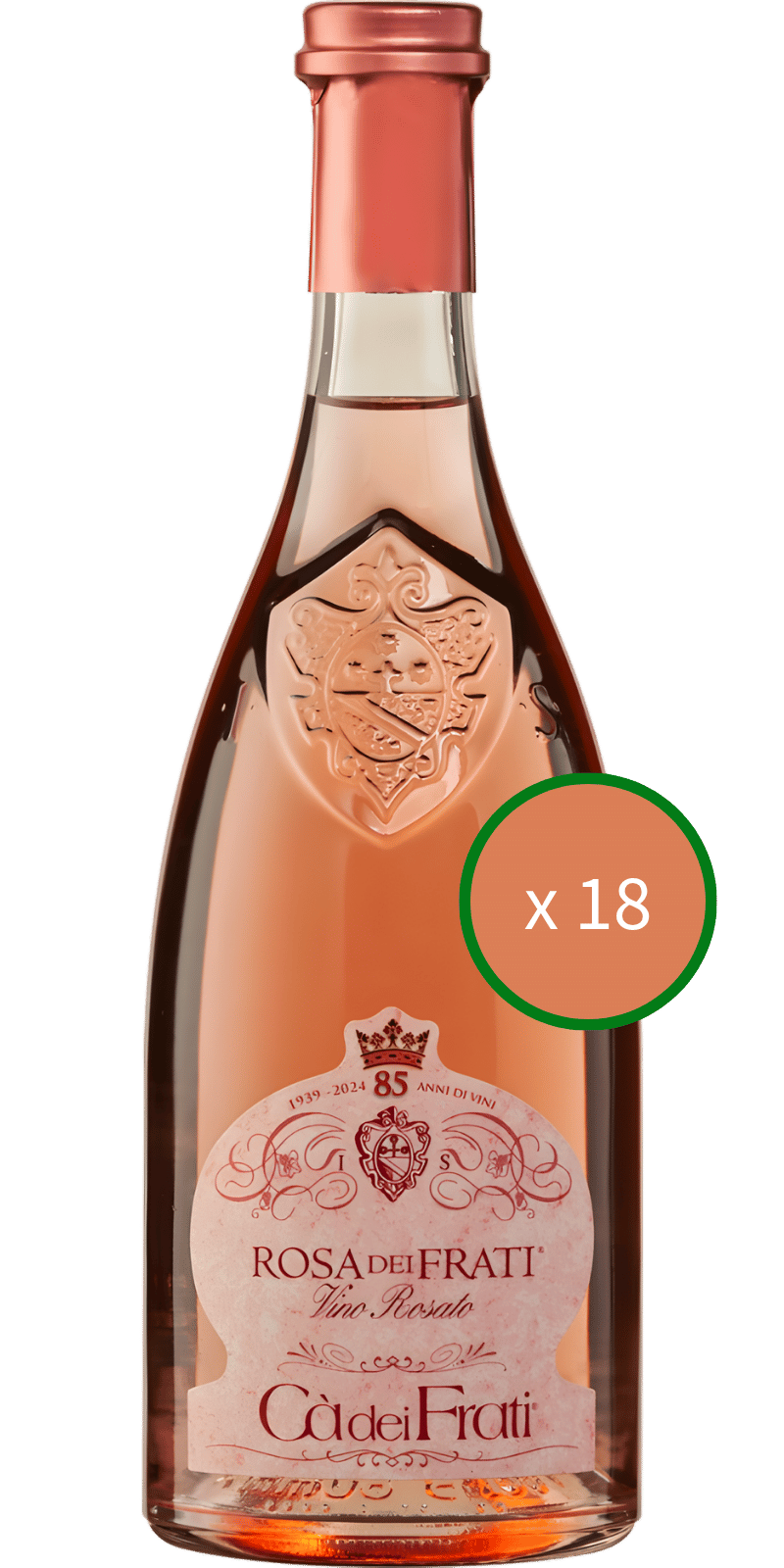 Rosa dei Frati Sparpaket 18 Flaschen - Cà dei Frati - 13,5 L Rosa dei Frati Sparpaket 18 Flaschen - Cà dei Frati - 13,5 L