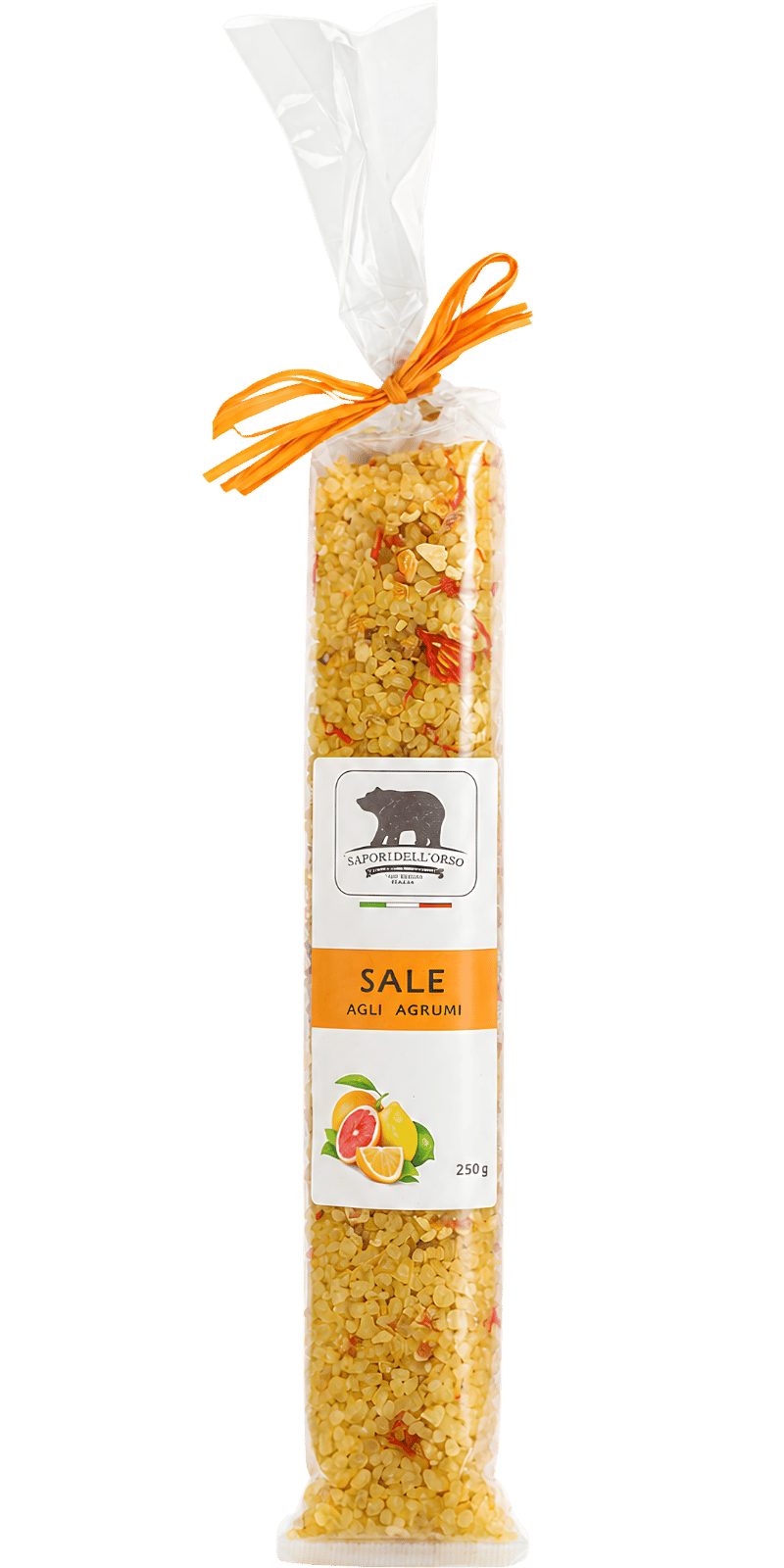 Sapori dell'Orso Salz mit Zitrusfrüchten - 250 g Sapori dell'Orso Salz mit Zitrusfrüchten - 250 g