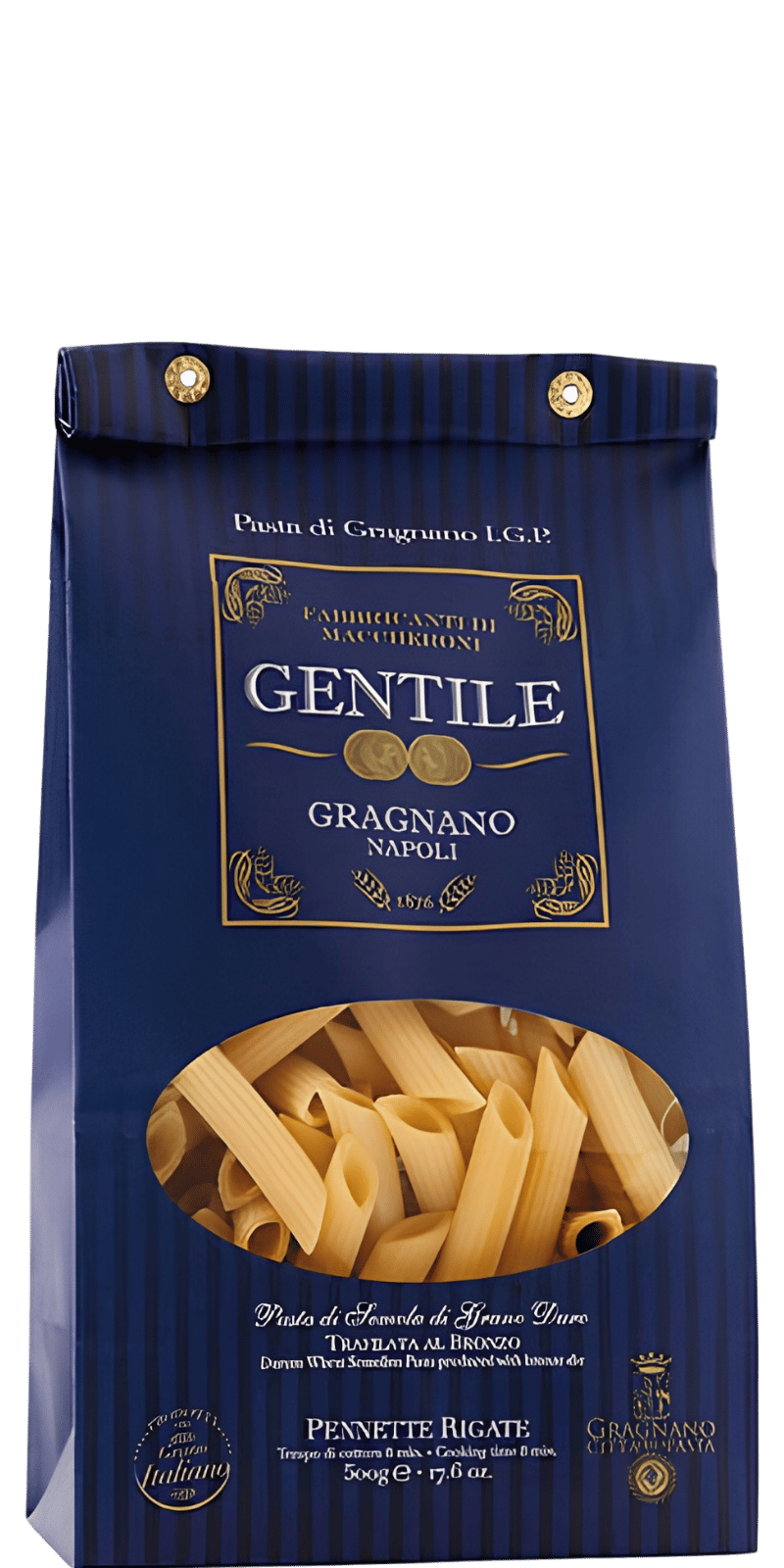 Pastificio Gentile Pasta di Gragnano IGP Pennette Rigate 500g - 500 g