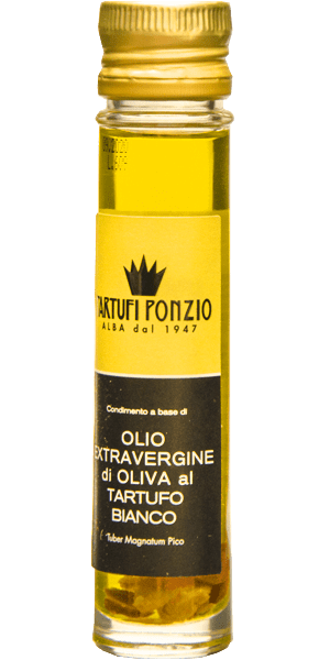 Tartufi Ponzio Olio Extra Vergine Olivenöl mit weißem Trüffel - 0,1 L
