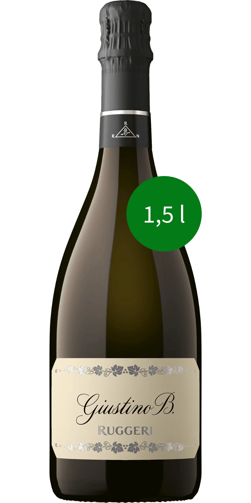 Prosecco Valdobbiadene DOCG Superiore Giustino B. Ruggeri - 1,5 L / Ohne Jahrgang Prosecco Valdobbiadene DOCG Superiore Giustino B. Ruggeri - 1,5 L / Ohne Jahrgang