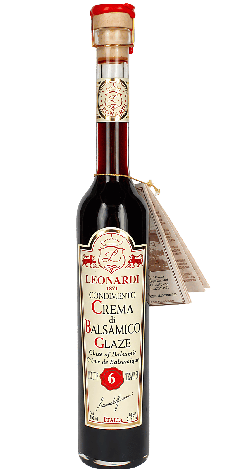 Acetaia Leonardi Glaze Serie 6 Crema di Balsamico Naturale - 0,1 L Acetaia Leonardi Glaze Serie 6 Crema di Balsamico Naturale - 0,1 L