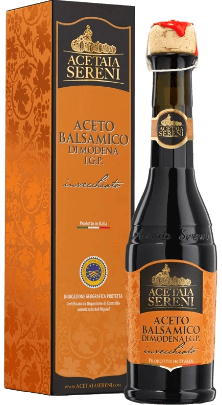 Aceto Balsamico di Modena IGP Invecchiato Etichetta Arancione CILIEGIO Acetaia Sereni - 0,25 L