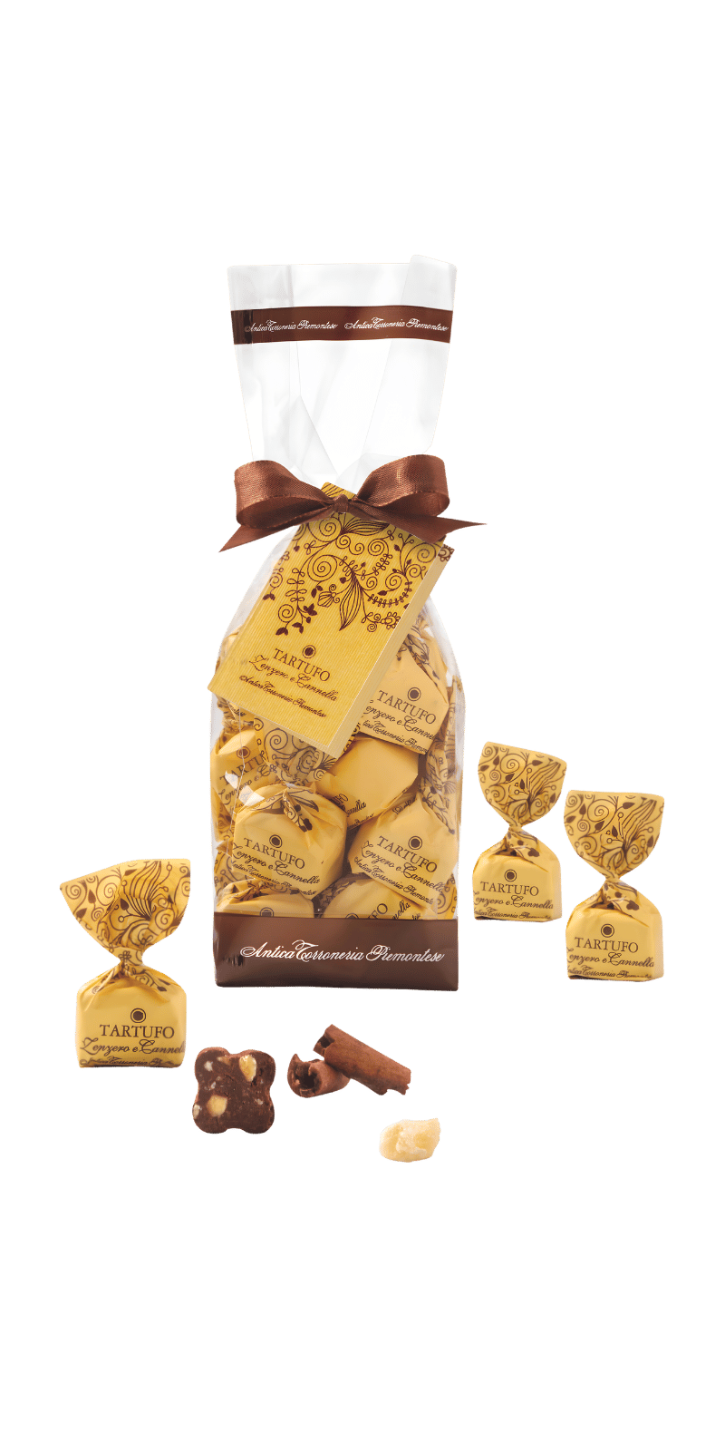 Tartufi Zenzero e Cannella 200g - Antica Torroneria Piemontese - 200 g Tartufi Zenzero e Cannella 200g - Antica Torroneria Piemontese - 200 g