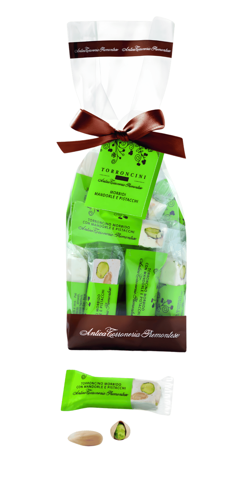 Antica Torroneria Weiche Torroncini mit Mandeln und Pistazien - 200 g Antica Torroneria Weiche Torroncini mit Mandeln und Pistazien - 200 g