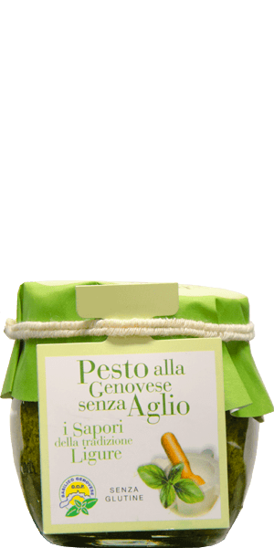 Pesto Genovese Senza Aglio I Sapori della Tradizione Ligure - 90 g Pesto Genovese Senza Aglio I Sapori della Tradizione Ligure - 90 g