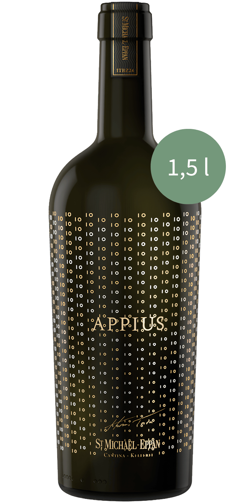 St. Michael Eppan Weiß Appius 1,5 L Holzkasette - 6 L / 2013 St. Michael Eppan Weiß Appius 1,5 L Holzkasette - 6 L / 2013