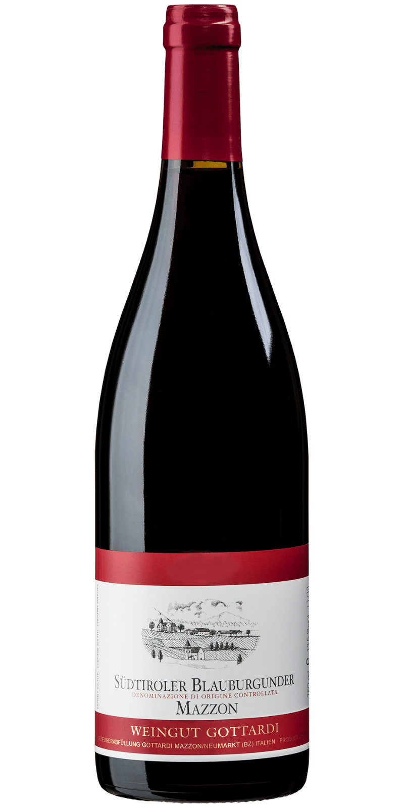 Pinot Nero Mazzon Südtirol DOC - Weingut Gottardi - 0,75 L / 2021 Pinot Nero Mazzon Südtirol DOC - Weingut Gottardi - 0,75 L / 2021