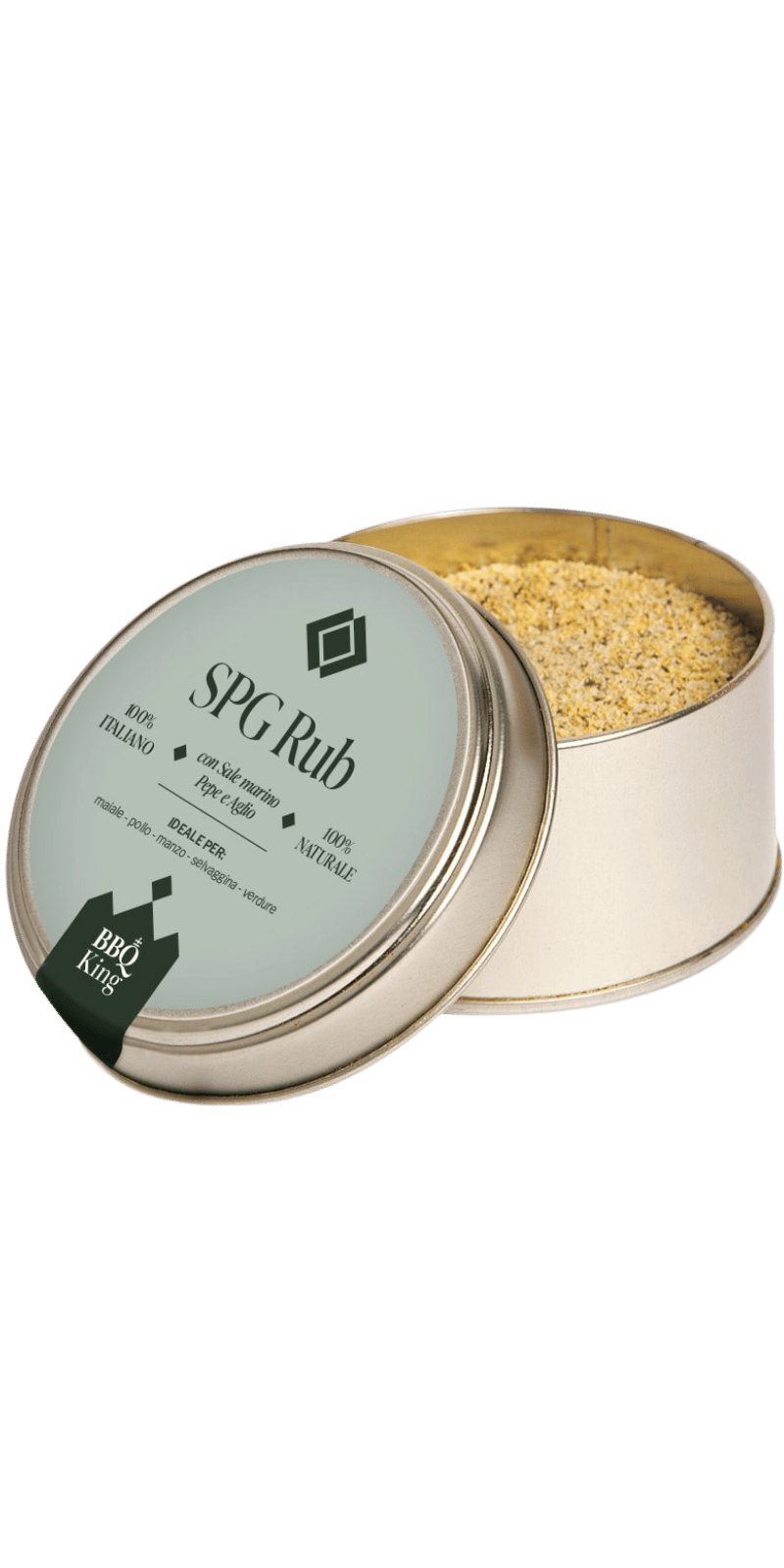 SPG Rub (Salt Pepper Garlic) 70g - BBQ King - 70 g / Ohne Jahrgang SPG Rub (Salt Pepper Garlic) 70g - BBQ King - 70 g / Ohne Jahrgang