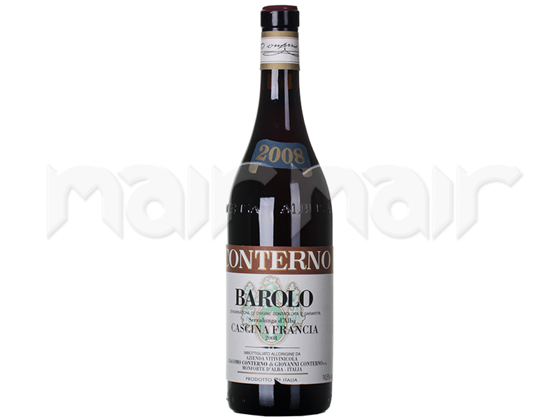 Barolo DOCG Vigna Francia - Giacomo Conterno - 0,75 L / 2017 Barolo DOCG Vigna Francia - Giacomo Conterno - 0,75 L / 2017
