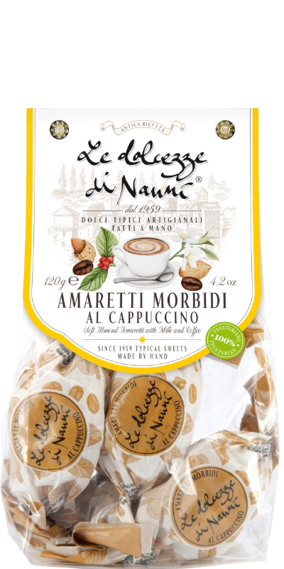 Amaretti al cappuccino Monodose Le Dolcezze dei Nanni 120g - 120 g Amaretti al cappuccino Monodose Le Dolcezze dei Nanni 120g - 120 g