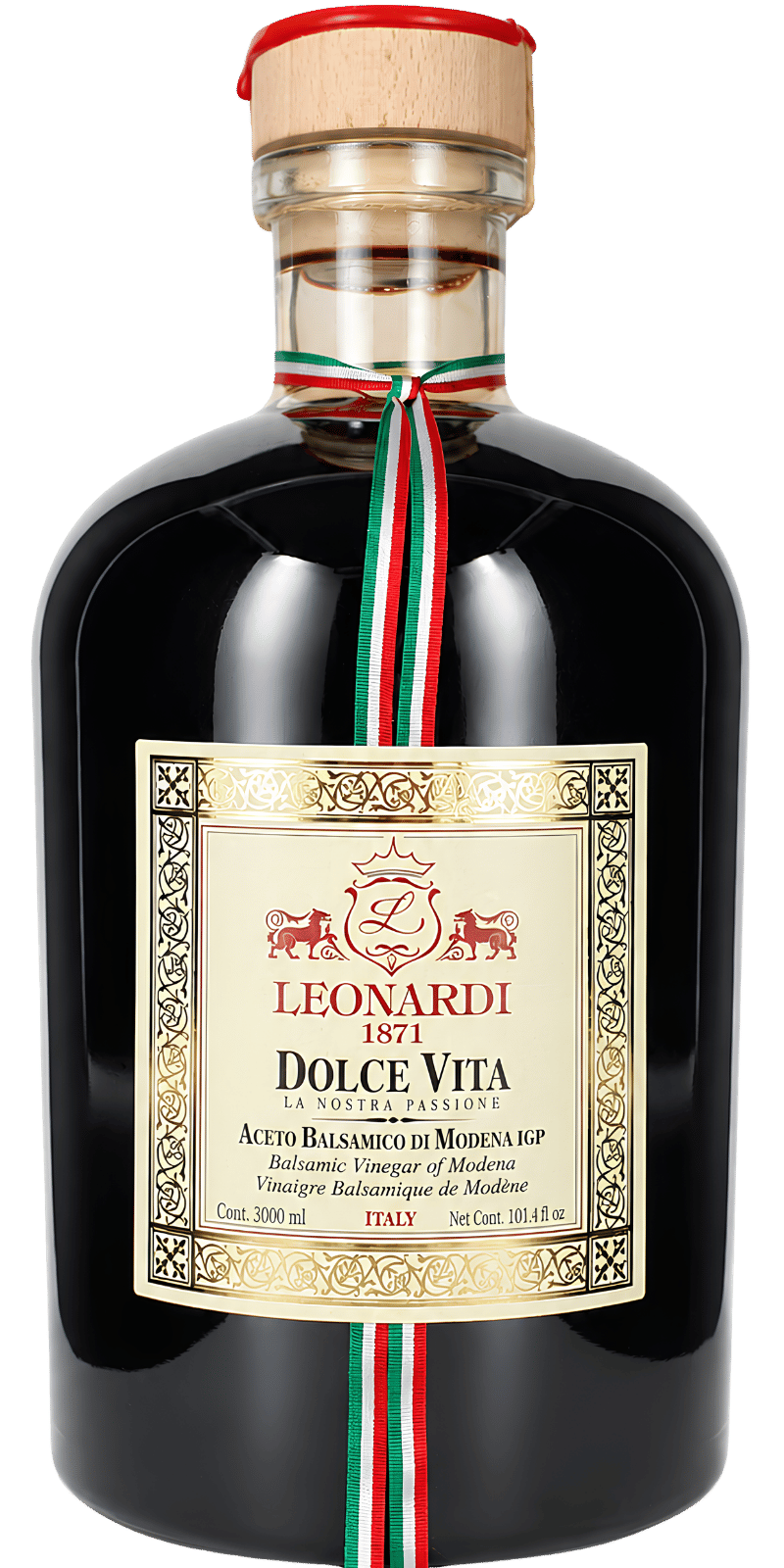 "Dolce Vita" Aceto Balsamico di Modena IGP 3L - Acetaia Leonardi "Dolce Vita" Aceto Balsamico di Modena IGP 3L - Acetaia Leonardi