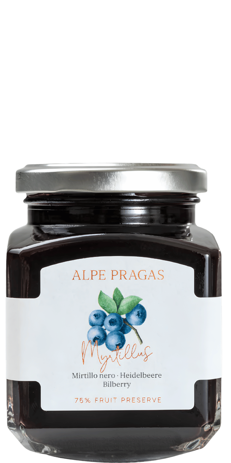 Myrtillus Heidelbeere Fruchtaufstrich Alpe Pragas - 335 g Myrtillus Heidelbeere Fruchtaufstrich Alpe Pragas - 335 g