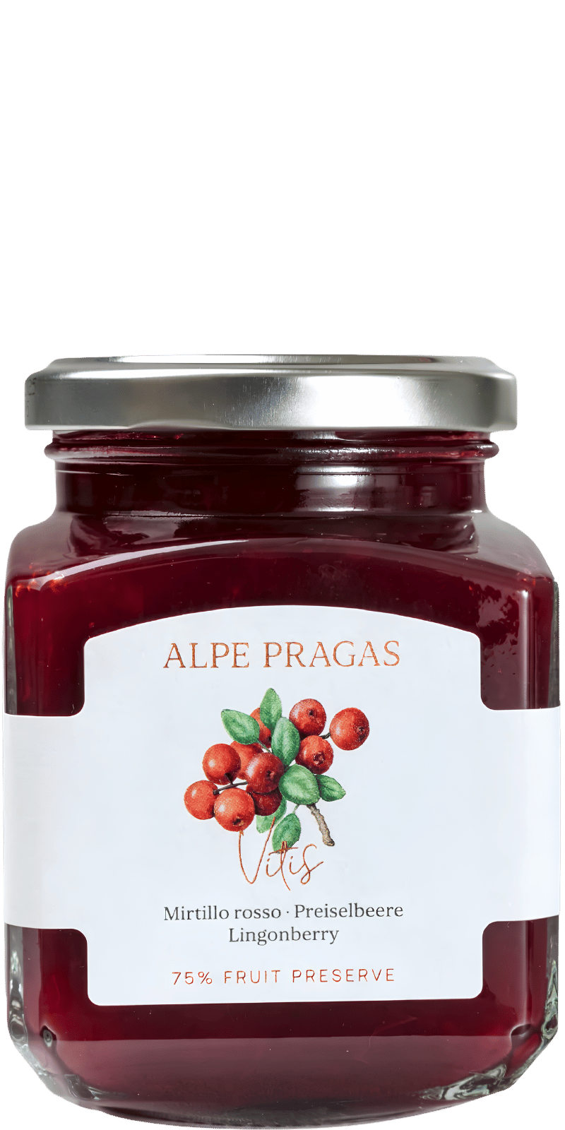 Alpe Pragas Virtis Preiselbeeren Fruchtaufstrich 335g - 335 g Alpe Pragas Virtis Preiselbeeren Fruchtaufstrich 335g - 335 g