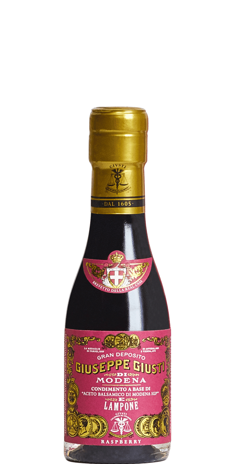 Balsamico-Spezialität (Condimento) mit Himbeere 100ml - Giuseppe Giusti Balsamico-Spezialität (Condimento) mit Himbeere 100ml - Giuseppe Giusti