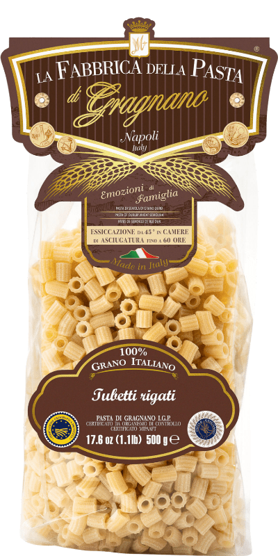 La Fabbrica della Pasta di Gragnano E' Tubetti Rigati La Fabbrica della Pasta di Gragnano E' Tubetti Rigati