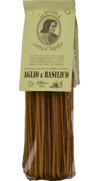 Lorenzo il Magnifico Linguine mit Knoblauch und Basilikum 250g Lorenzo il Magnifico Linguine mit Knoblauch und Basilikum 250g