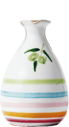 Olio Extra Vergine di Oliva Fruttato Medio Orcio Tonkrug rund bunt Lamantea 250ml Olio Extra Vergine di Oliva Fruttato Medio Orcio Tonkrug rund bunt Lamantea 250ml