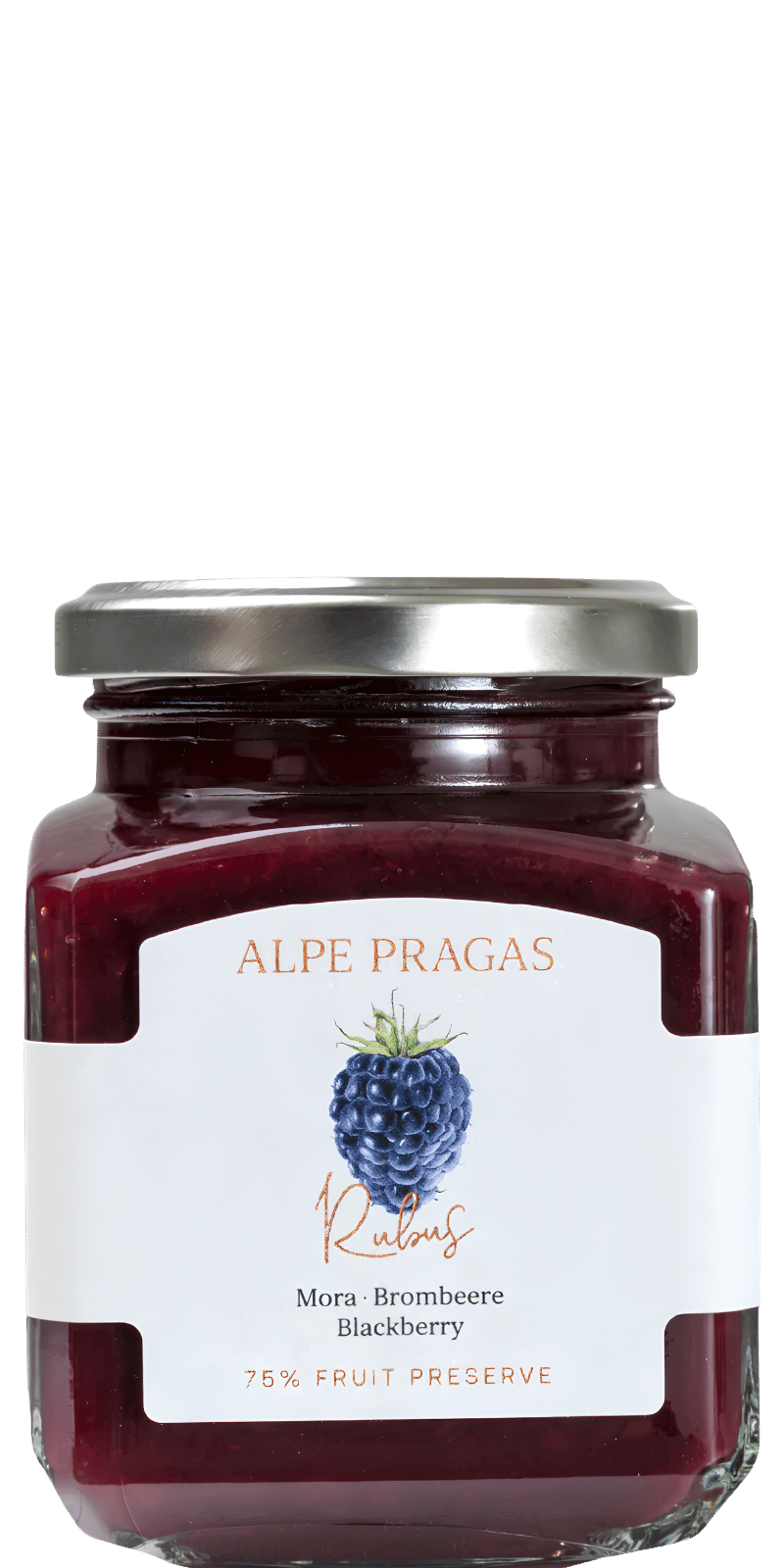 Alpe Pragas Rubus 335g Brombeere Fruchtaufstrich - 335 g Alpe Pragas Rubus 335g Brombeere Fruchtaufstrich - 335 g