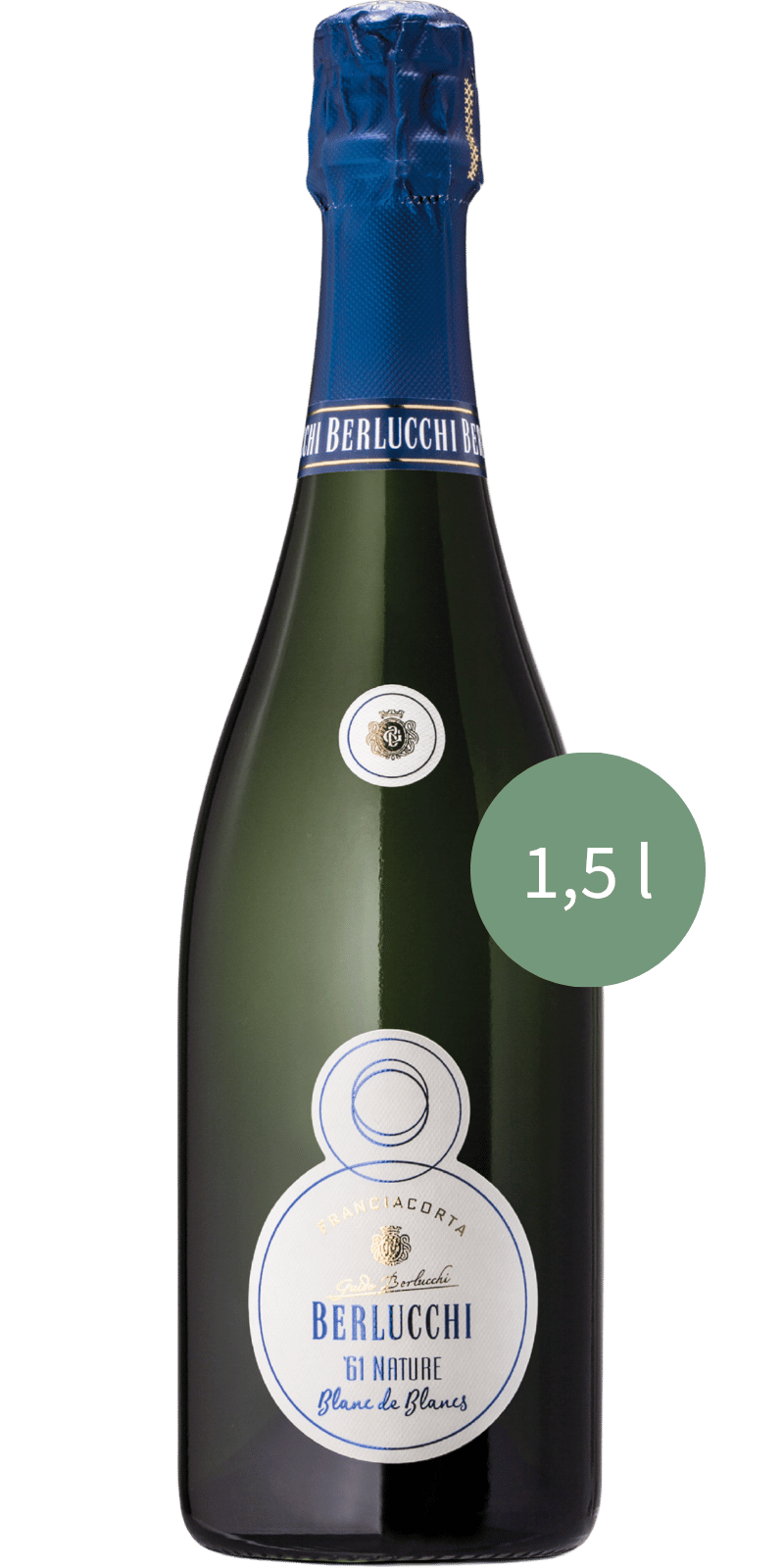 Franciacorta '61' Brut Nature Blanc del Blancs Millesimato 1,5L - Berlucchi Franciacorta '61' Brut Nature Blanc del Blancs Millesimato 1,5L - Berlucchi
