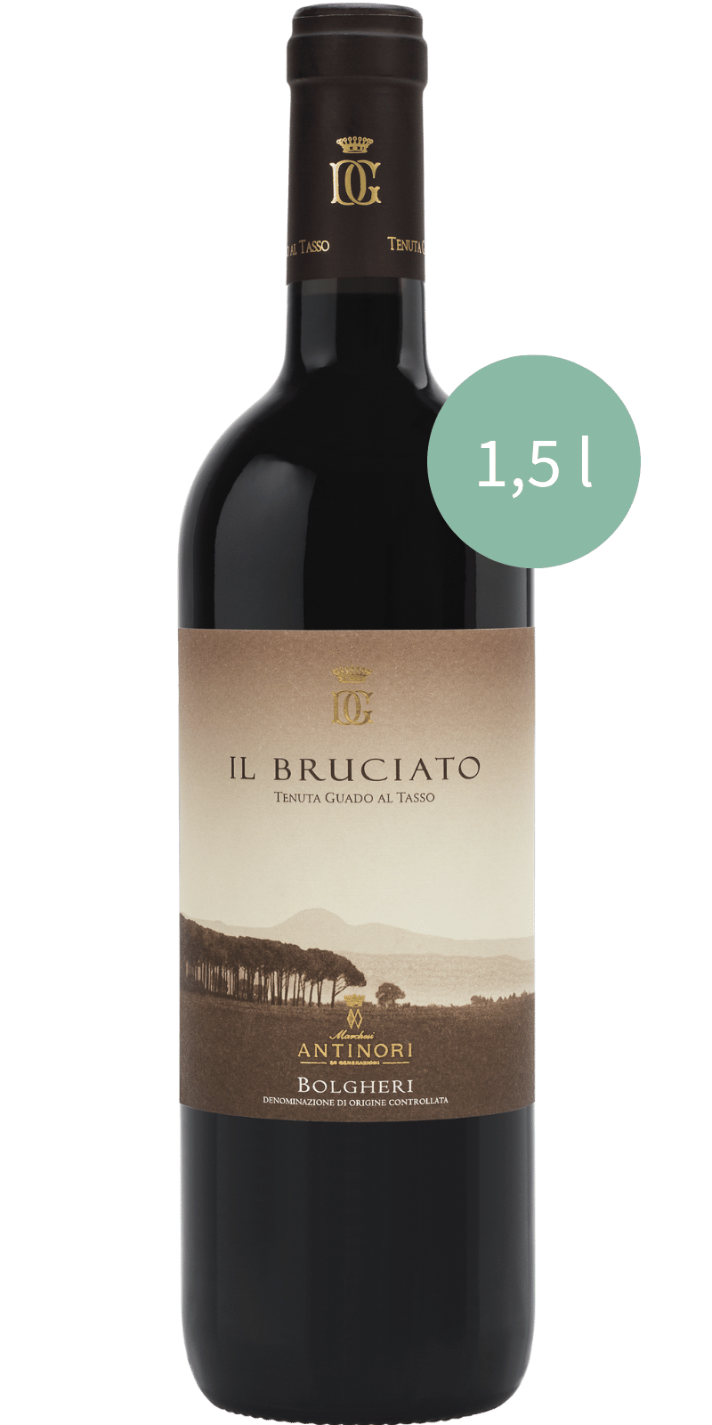 Il Bruciato Bolgheri Rosso DOC 1,5L Magnum - Tenuta Guado al Tasso Antinori Il Bruciato Bolgheri Rosso DOC 1,5L Magnum - Tenuta Guado al Tasso Antinori