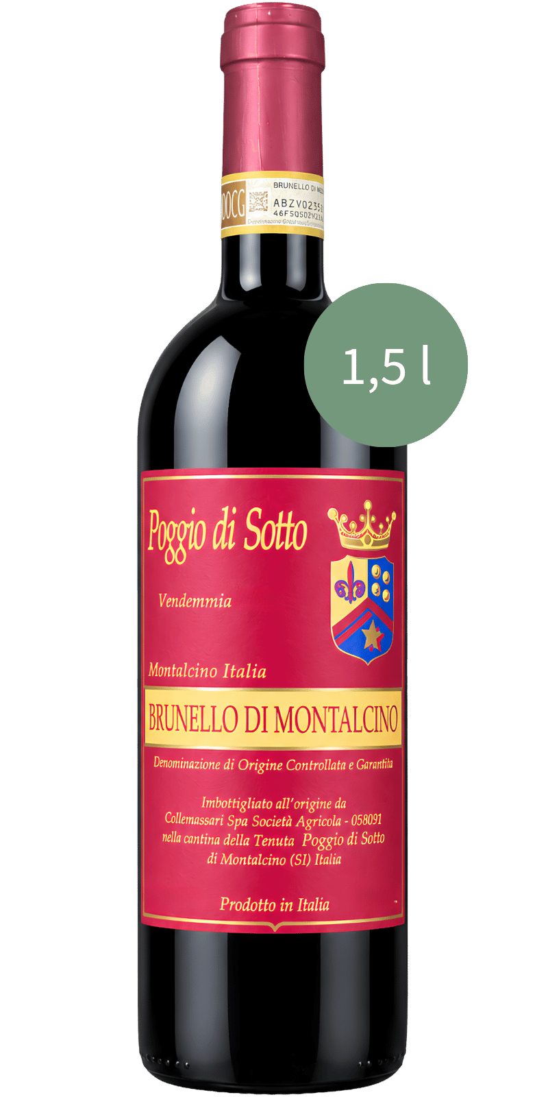 Brunello di Montalcino DOCG 1,5L Magnum - Poggio di Sotto Brunello di Montalcino DOCG 1,5L Magnum - Poggio di Sotto