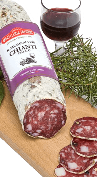 Falorni Salame al vino Chianti 1 Falorni Salame al vino Chianti