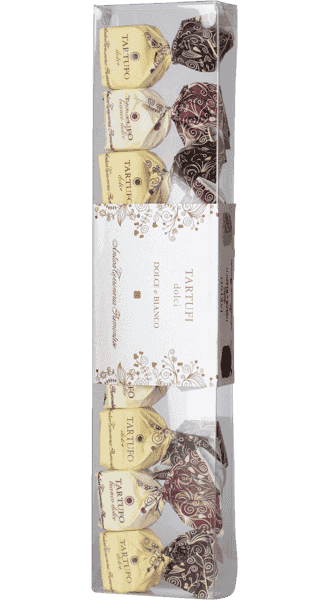 Antica Torroneria Tartufi Dolci Bianchi e Neri 125g