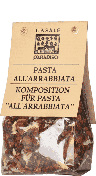 Casale Paradiso Gewürzmischung für Pasta "all'arrabbiata" 100g 1 Casale Paradiso Gewürzmischung für Pasta “all’arrabbiata” 100g